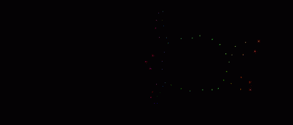Turtle drone light formation